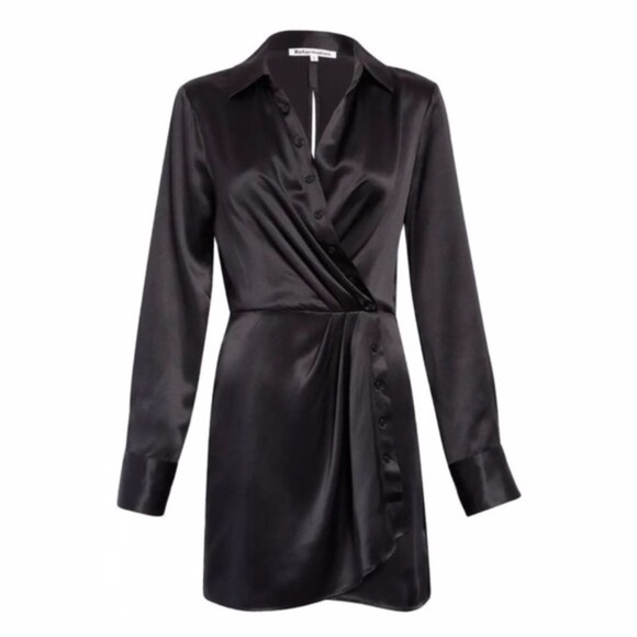 NWT  Stunning Reformation satin Alaine dress - Picture 3 of 9